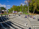 View of Memorial Dedication Set up
